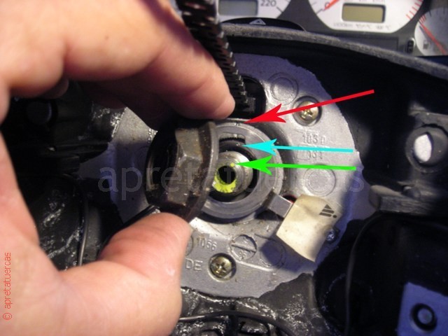 Reparación del conmutador de encendido del Volkswagen Golf 3.