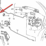 Palanca de inversión puerta Volkswagen Golf 3 / Seat Ibiza