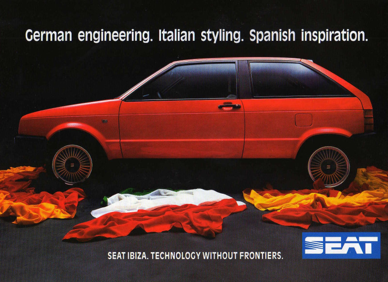 Anuncio / Publicidad Seat Ibiza año 1986