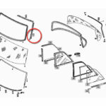 Moldura para Mercedes de la gama W114/W115.
