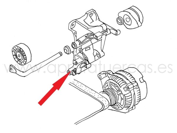 soporte para alternador