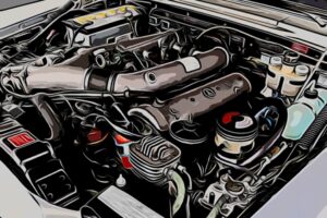 Mercedes W100 - motor